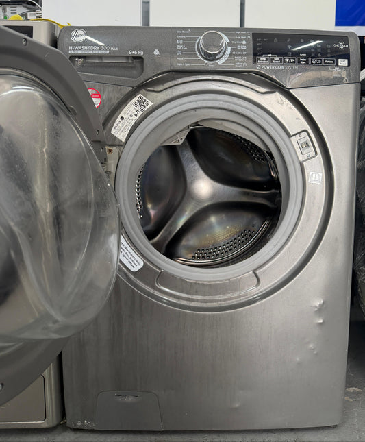 Refurbished Hoover H3DS696TAMCGE-80 9kg/6kg 1600RPM Washer Dryer - Graphite