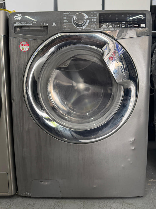 Refurbished Hoover H3DS696TAMCGE-80 9kg/6kg 1600RPM Washer Dryer - Graphite