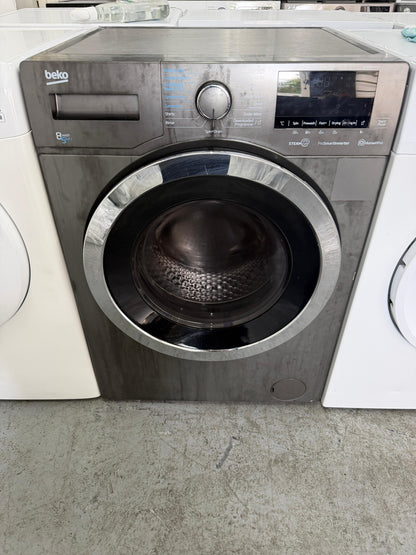 Refurbished Beko WDER8540441G 8kg/5kg 1400RPM Washer Dryer - Graphite