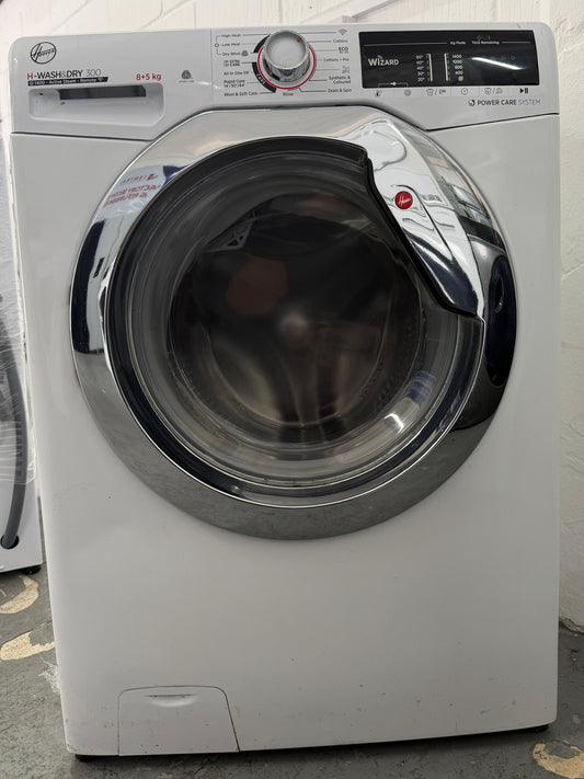 Refurbished Hoover H3DS4855TACE-80 8kg/5kg 1400RPM Washer Dryer - White