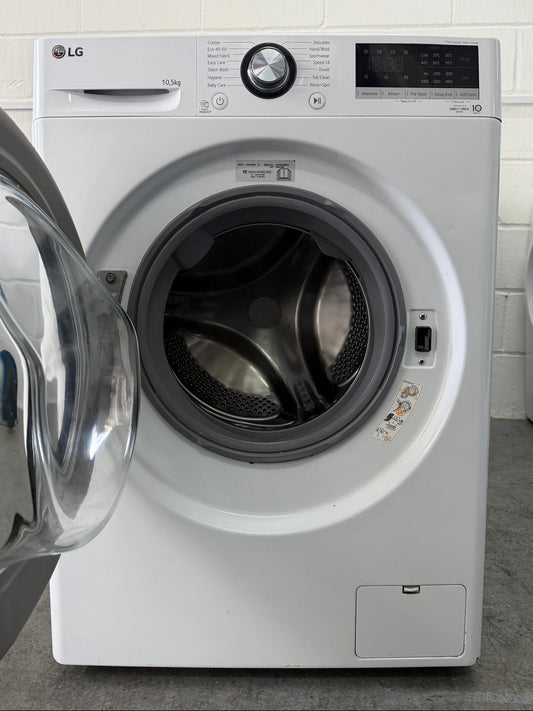 Refurbished LG F4V310SNE 10.5kg 1360RPM Washing Machine - White