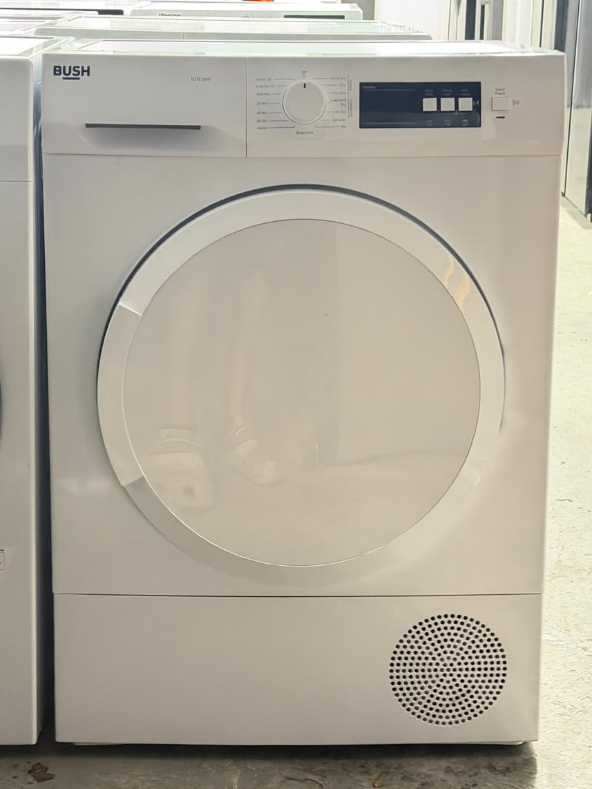 Refurbished Bush TDTE18HP 8kg Heat Pump Tumble Dryer - White