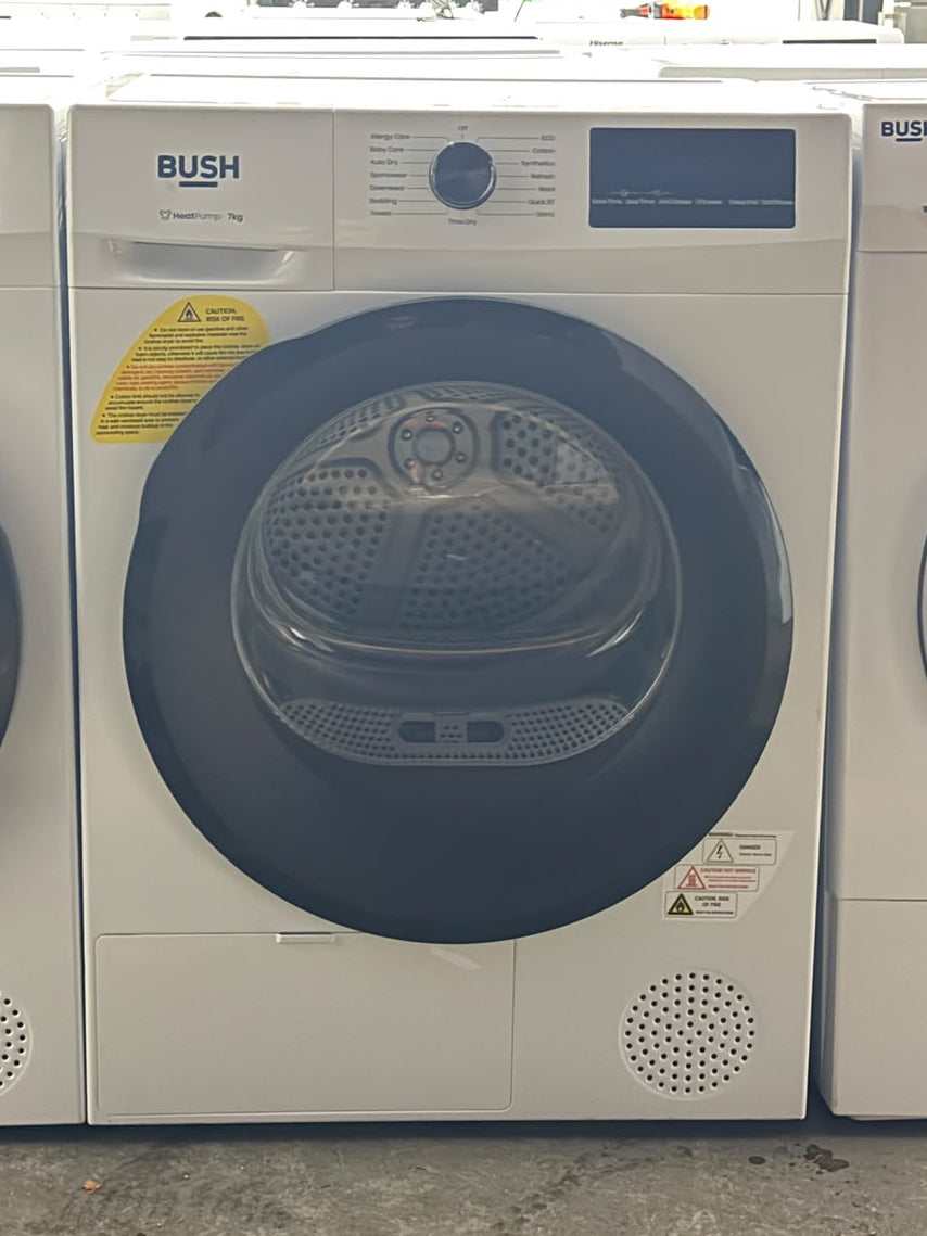 Refurbished Bush TDHP7KG2025 7kg Heat Pump Tumble Dryer - White