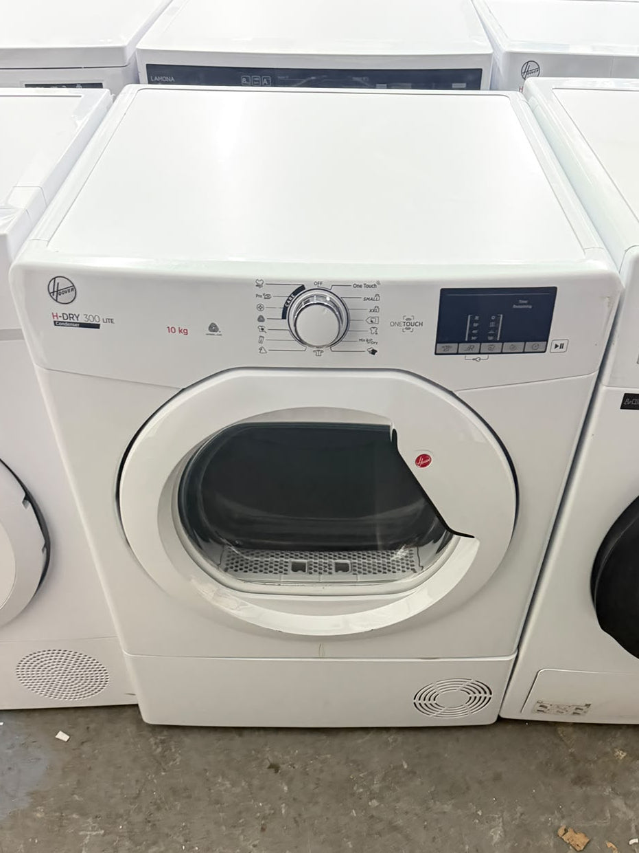 Refurbished Hoover HLE C10DG-80 10kg Condenser Tumble Dryer - White