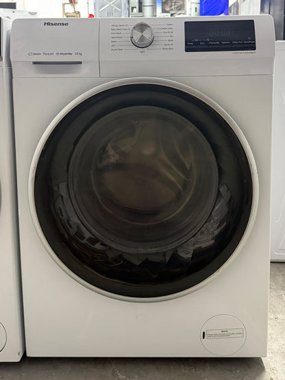 Refurbished Hisense WFQY1014EVJM 10kg 1400RPM Washing Machine - White