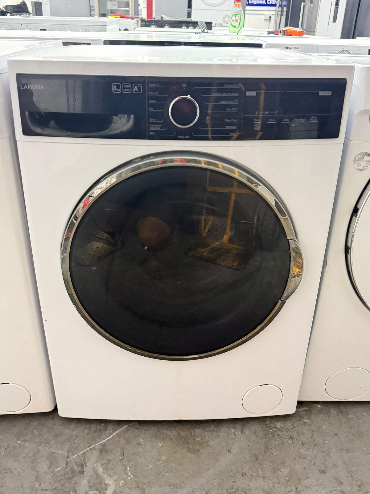 Refurbished Lamona FLM8700 8kg 1400RPM Washing Machine - White