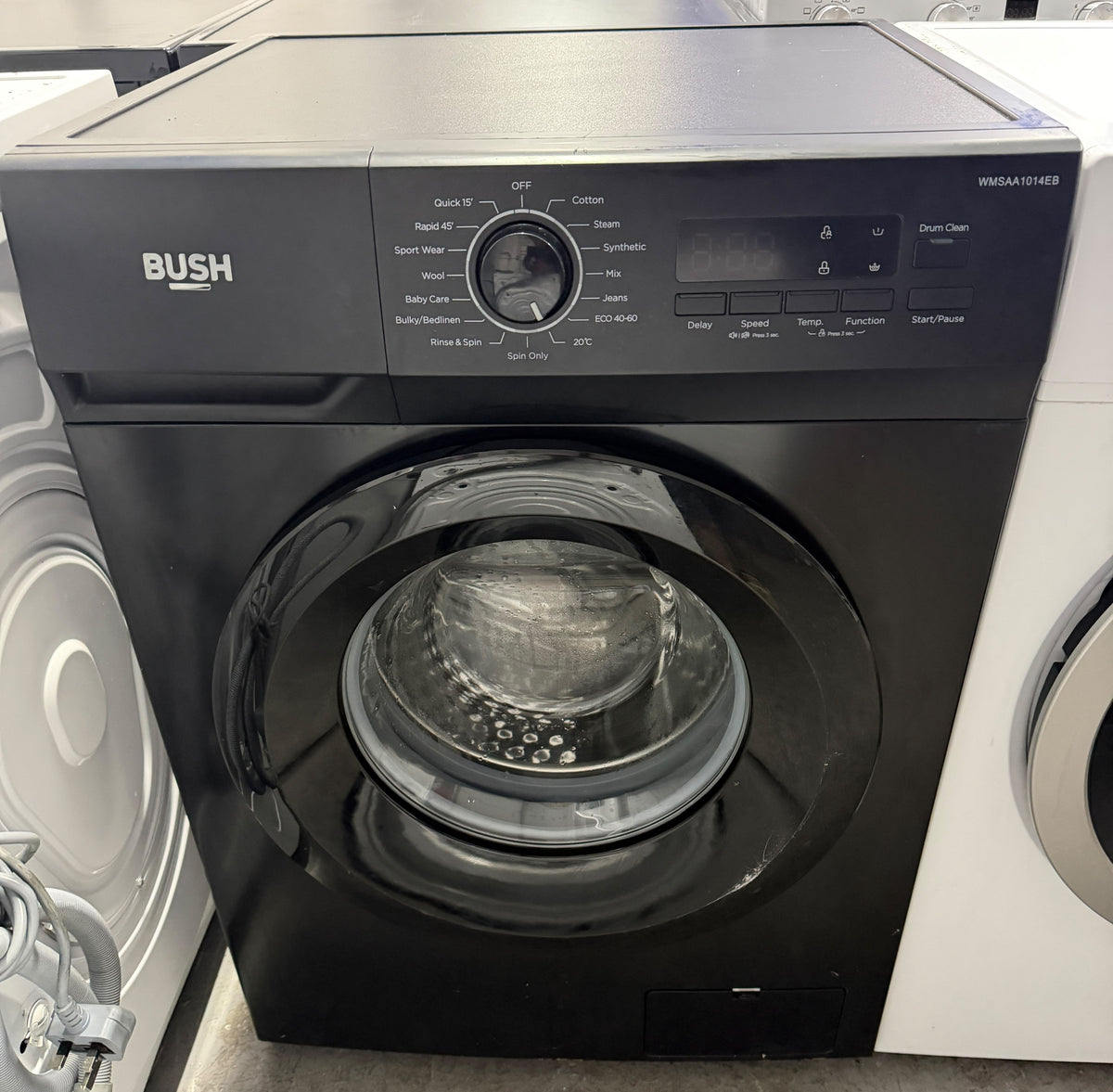 Refurbished Bush WMSAA1014EB 10kg 1400RPM Washing Machine - Black