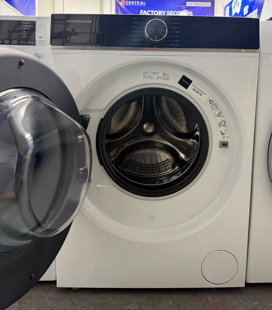 Schonhaus WMSF011014AW 10kg 1400RPM Washing Machine - White - UNUSED GRADE A