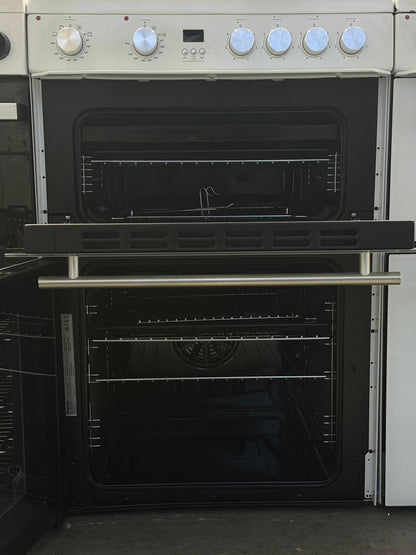 Hisense HDE3211BWUK 60cm Double Oven Electric Ceramic Cooker - Unused Grade B - White