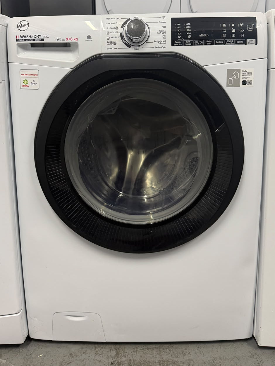 Refurbished Hoover H3DPS4966TAMB-80 9kg/6kg 1400rpm Washer Dryer - White