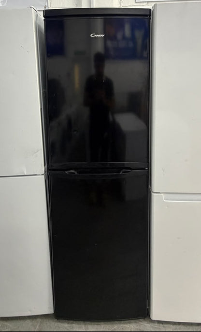Refurbished Candy CSC1745BE 246L 50/50 Fridge Freezer - Black