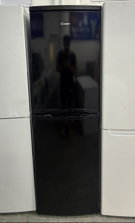 Refurbished Candy CSC1745BE 246L 50/50 Fridge Freezer - Black
