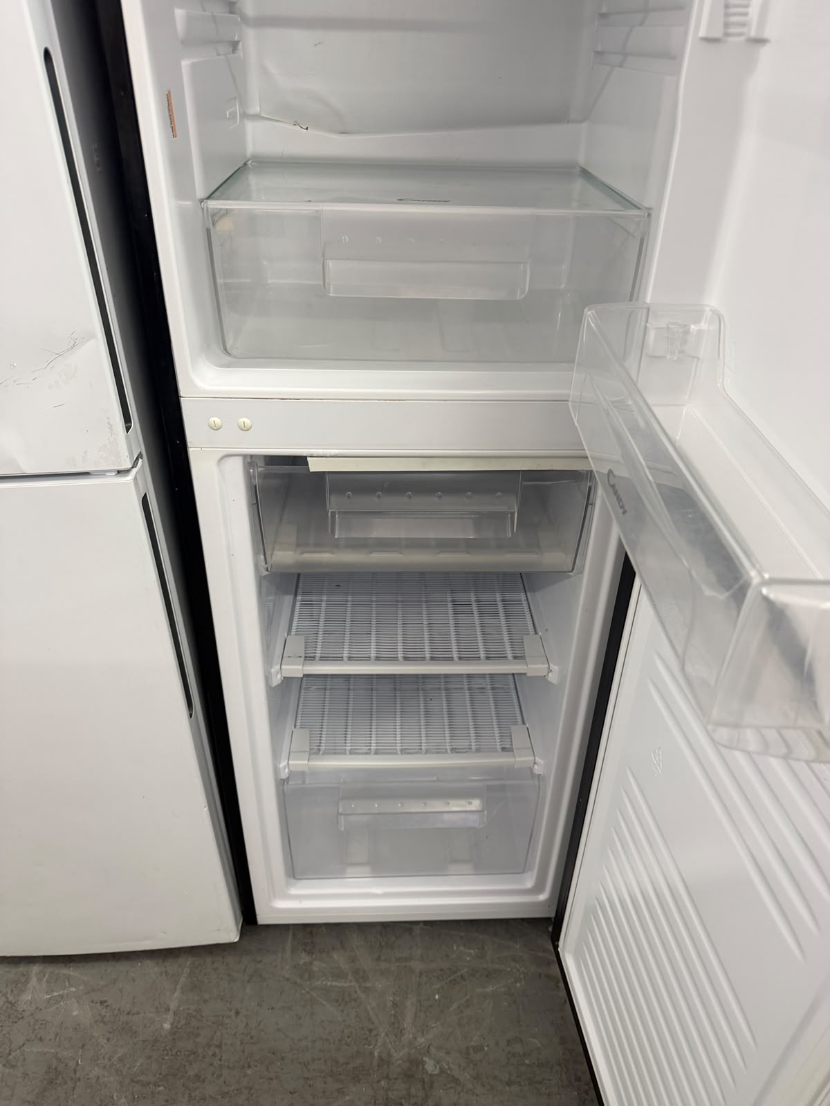 Refurbished Candy CSC1745BE 246L 50/50 Fridge Freezer - Black