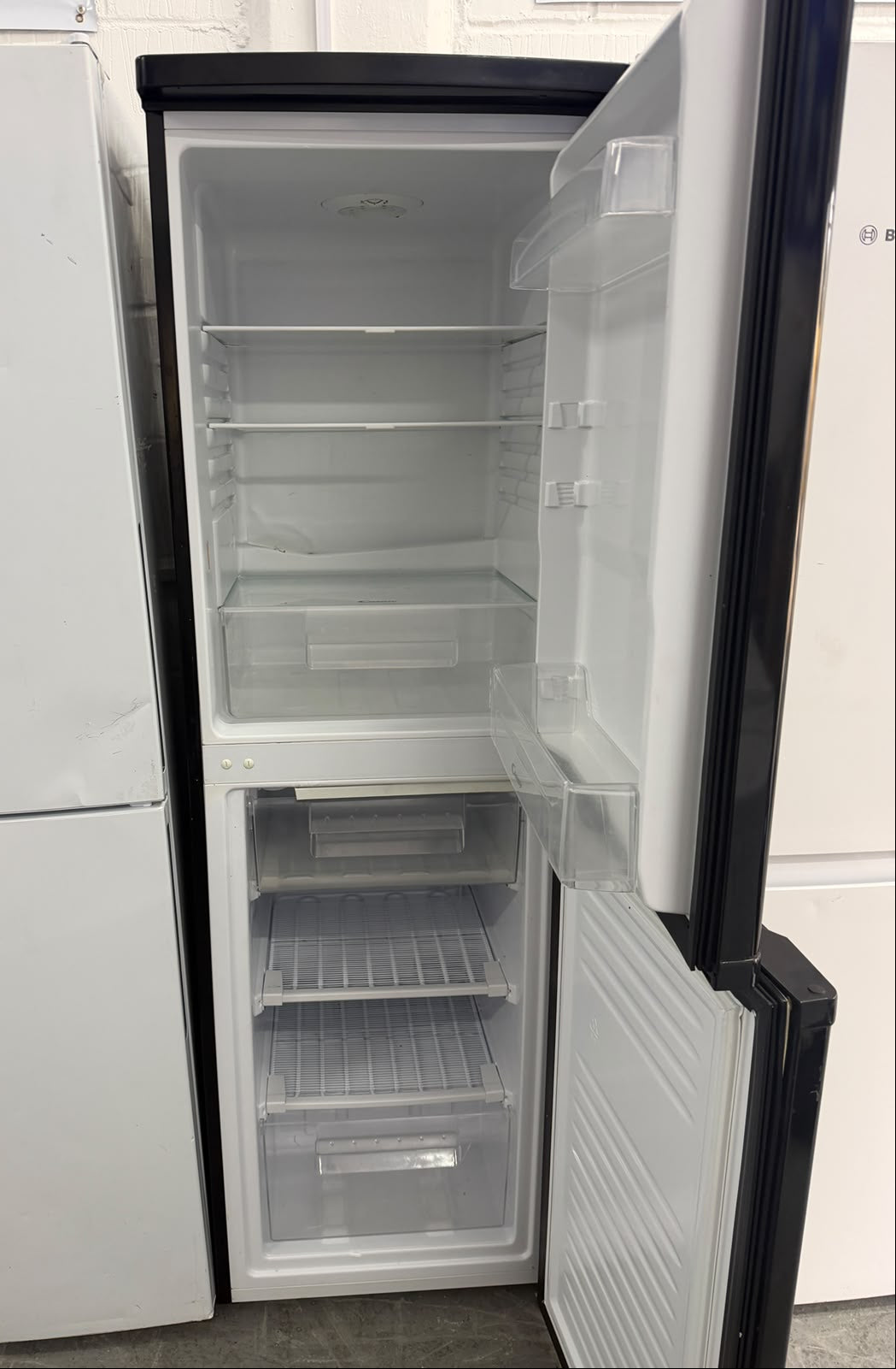 Refurbished Candy CSC1745BE 246L 50/50 Fridge Freezer - Black