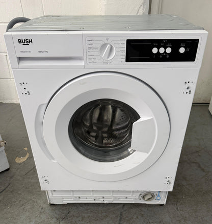 Refurbished Bush WMSAEINT712W 7kg 1200rpm Integrated Washing Machine – White