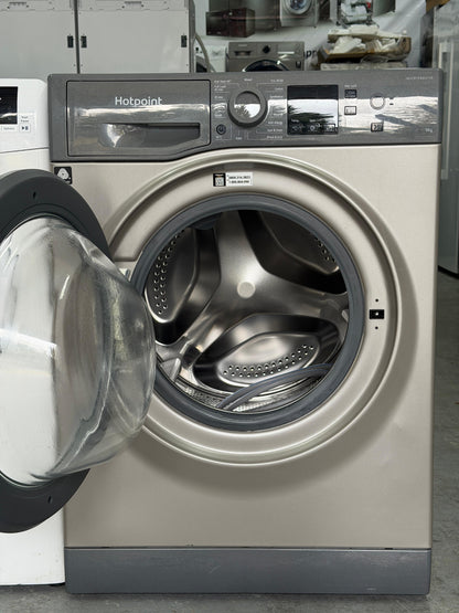 Refurbished Hotpoint NSWR946 9kg 1400rpm Washing Machine - Graphite