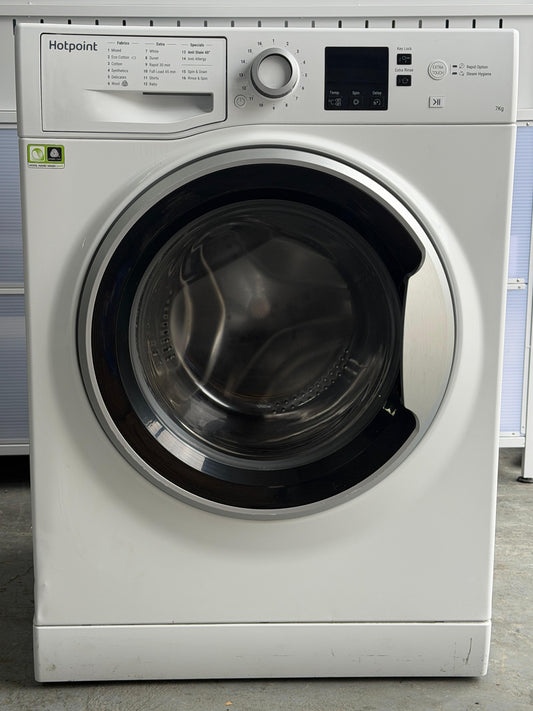 Refurbished Hotpoint NSWE743UWS 7kg 1400rpm Washing Machine – White