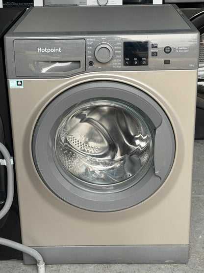 Refurbished Hotpoint NSWM1045CGGUK 10kg 1400RPM Washing Machine – Graphite