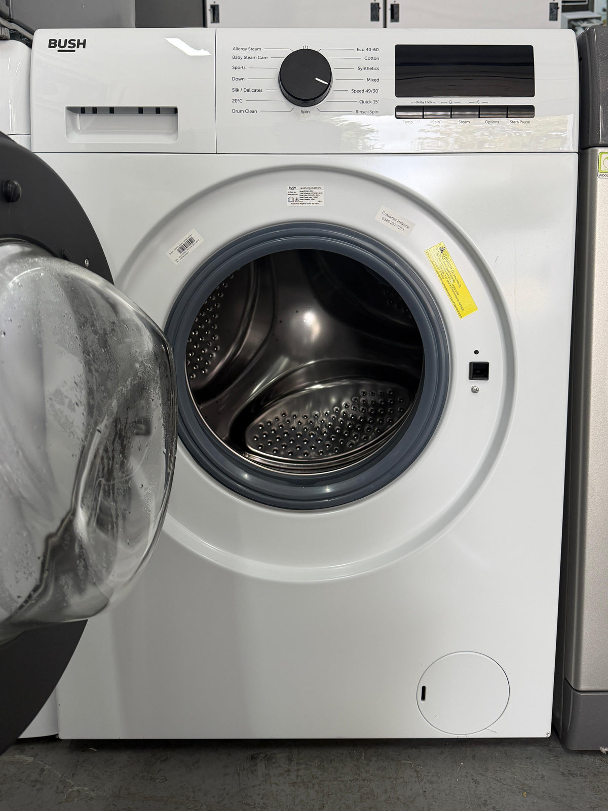 Refurbished Bush BWM81400W 8kg 1400RPM Washing Machine - White