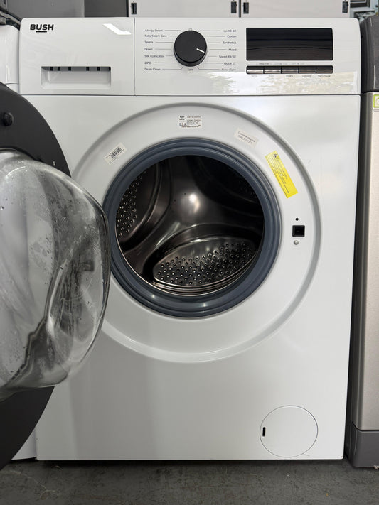 Refurbished Bush BWM81400W 8kg 1400RPM Washing Machine - White