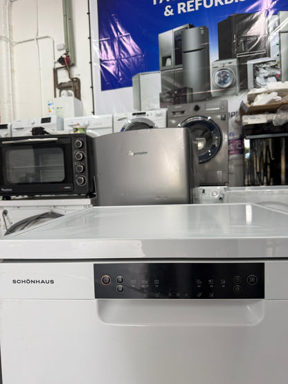Schönhaus DWSF0115FSBW 15 Place Settings Freestanding Dishwasher – White – Unused Grade A