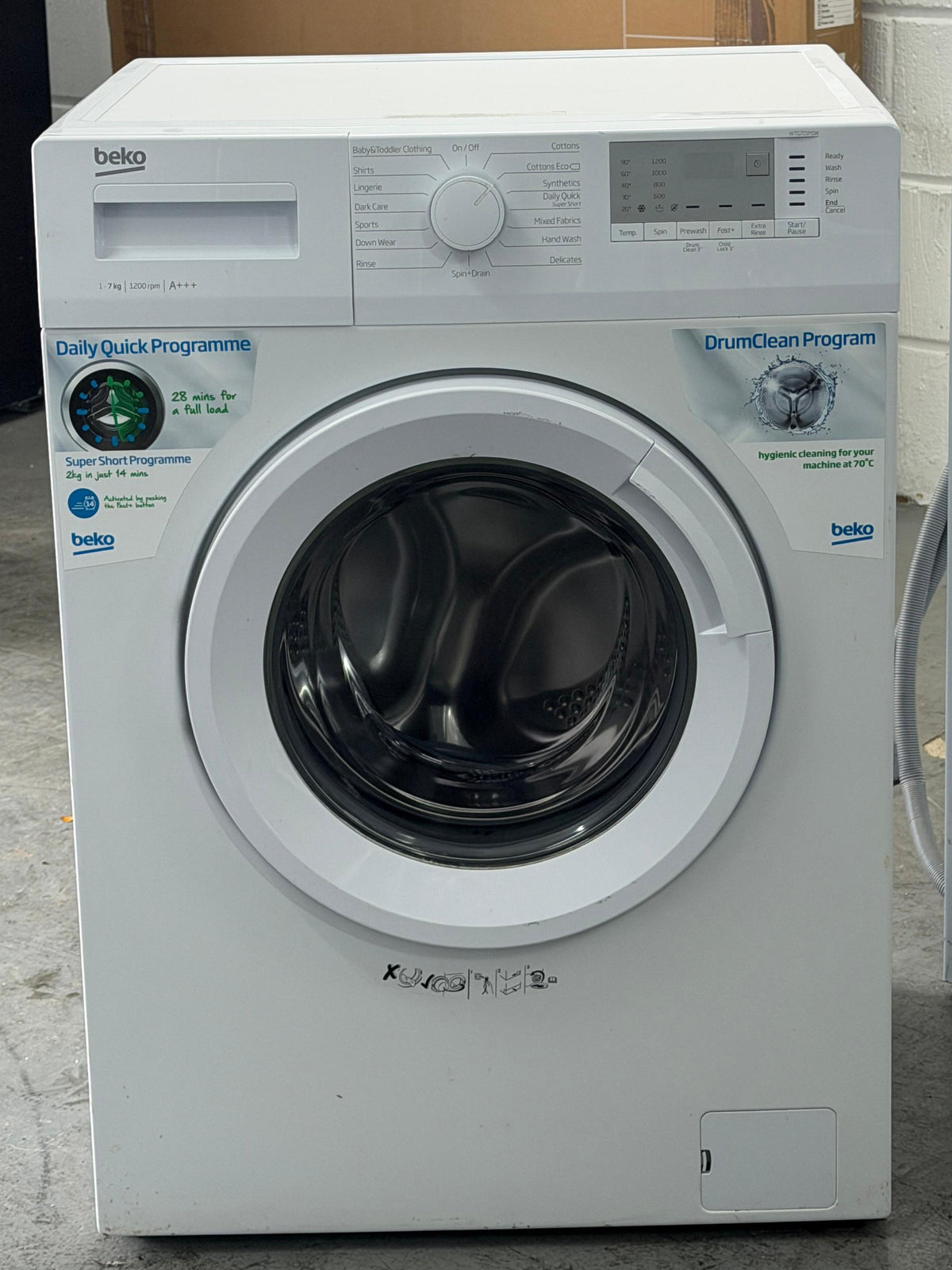 Refurbished Beko WTG721M1W 7kg 1200rpm Washing Machine – White
