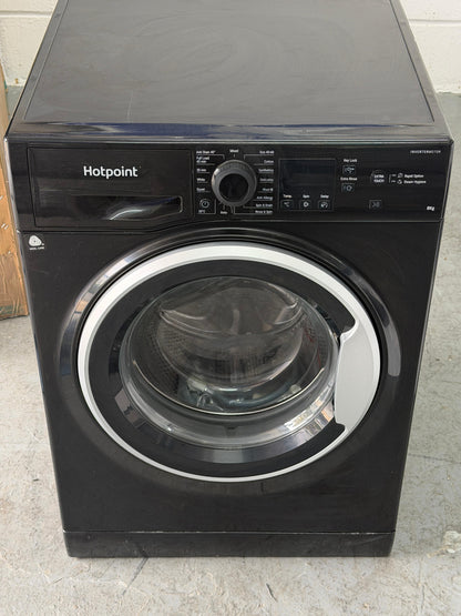 Refurbished Hotpoint NSWR846GK 8kg 1400rpm Washing Machine – Black