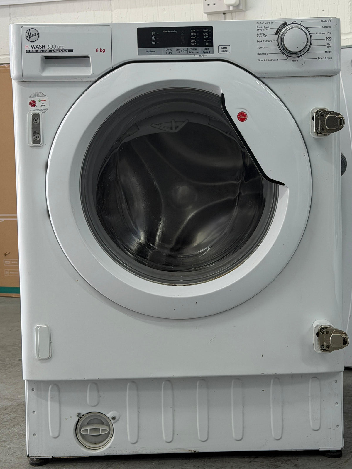 Refurbished Hoover HBWS48D2B 8kg 1400rpm Integrated Washing Machine – White