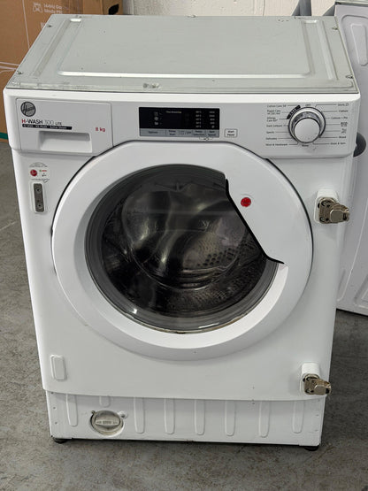 Refurbished Hoover HBWS48D2B 8kg 1400rpm Integrated Washing Machine – White