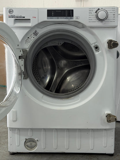 Refurbished Hoover HBWS48D2B 8kg 1400rpm Integrated Washing Machine – White