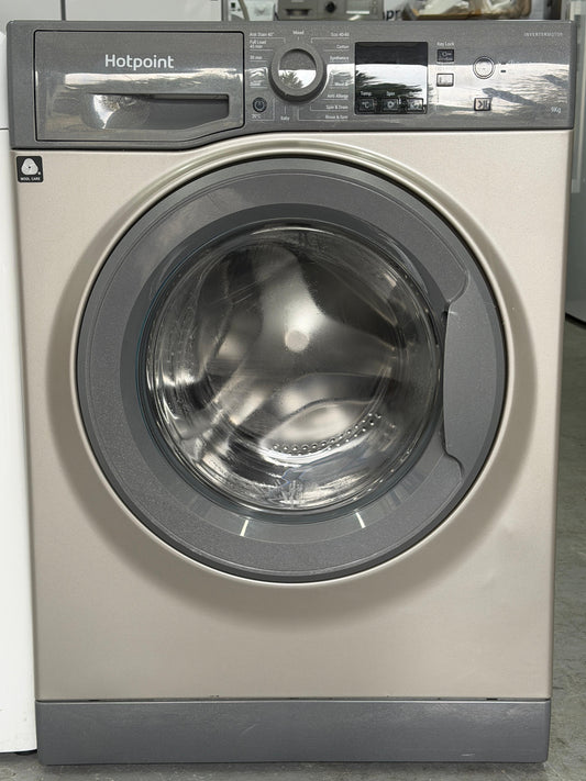 Refurbished Hotpoint NSWR946 9kg 1400rpm Washing Machine - Graphite