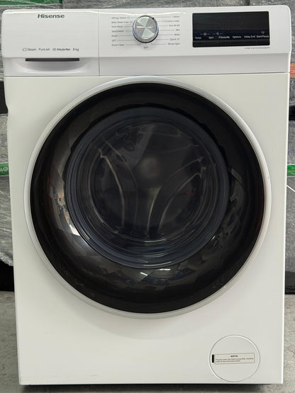 Refurbished Hisense WFQY801418VJM-GB 8kg 1400rpm Washing Machine – White