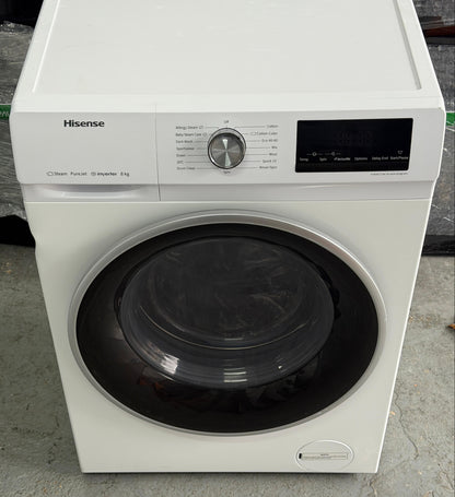 Refurbished Hisense WFQY801418VJM-GB 8kg 1400rpm Washing Machine – White