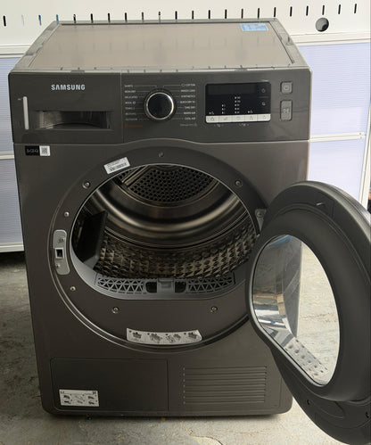 Refurbished Samsung DV80TA020AX 8kg Heat Pump Tumble Dryer – Graphite