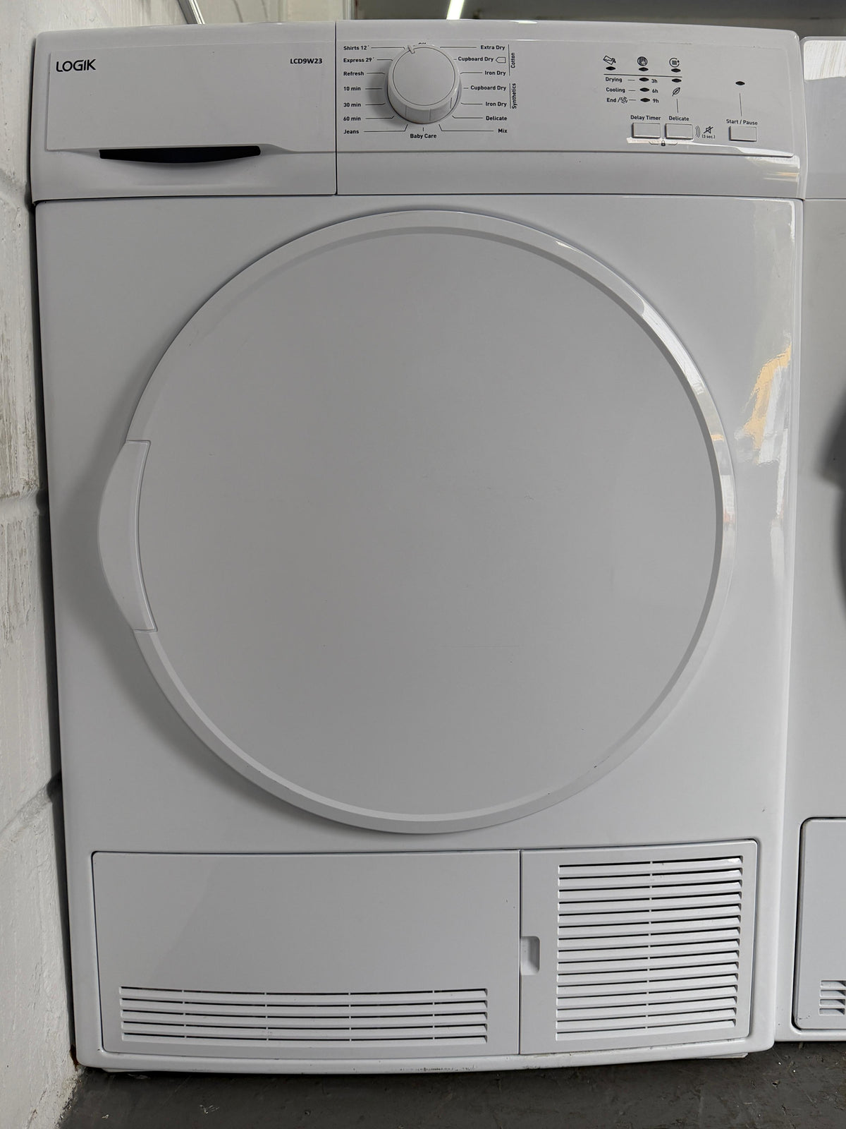 Refurbished Logik LCD9W23 9kg Condenser Tumble Dryer – White