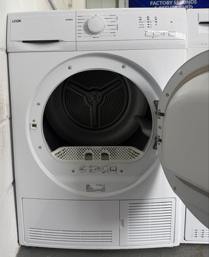Refurbished Logik LCD9W23 9kg Condenser Tumble Dryer – White