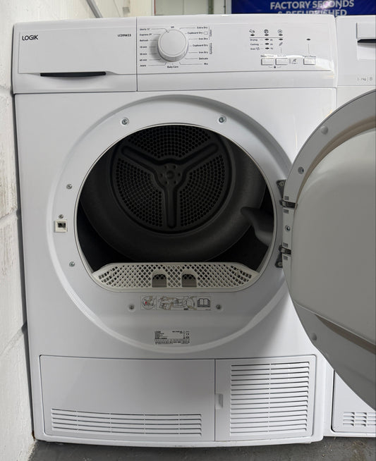 Refurbished Logik LCD9W23 9kg Condenser Tumble Dryer – White