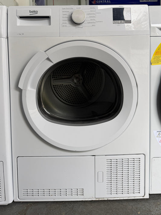 Refurbished Beko DTLCE70151 7kg Condenser Tumble Dryer – White