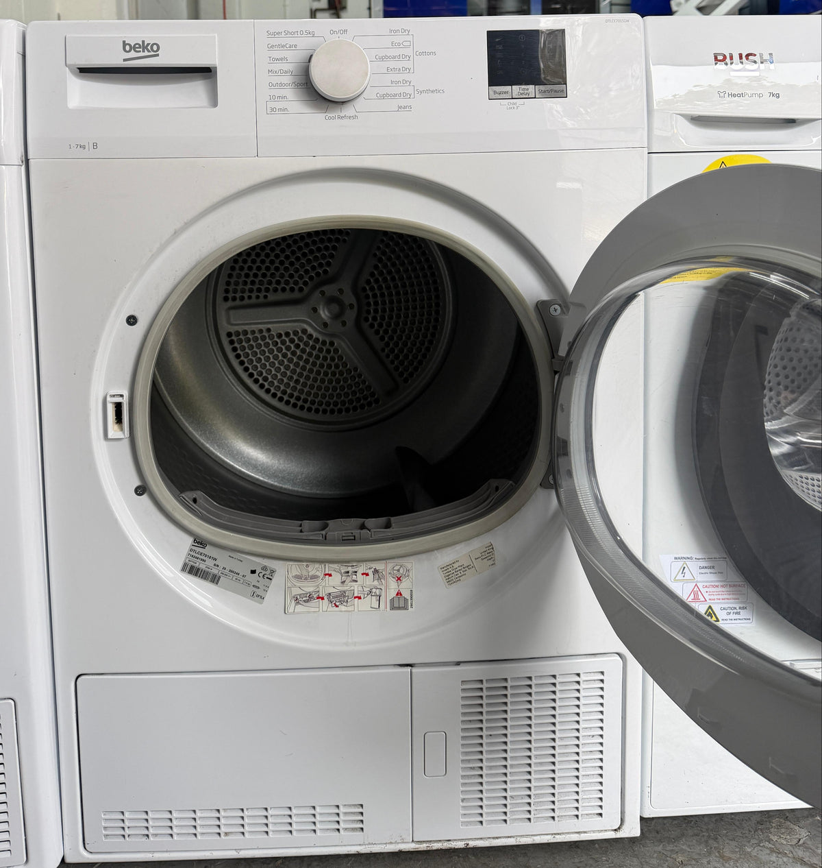 Refurbished Beko DTLCE70151 7kg Condenser Tumble Dryer – White