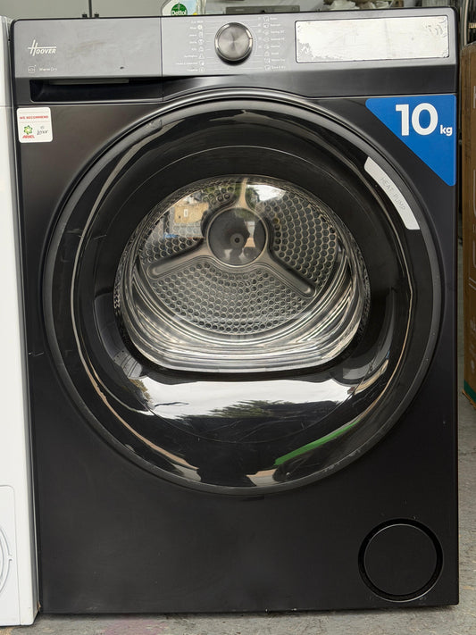 Refurbished Hoover HBR10N2BJX-80 10kg Heat Pump Tumble Dryer – Matt Black