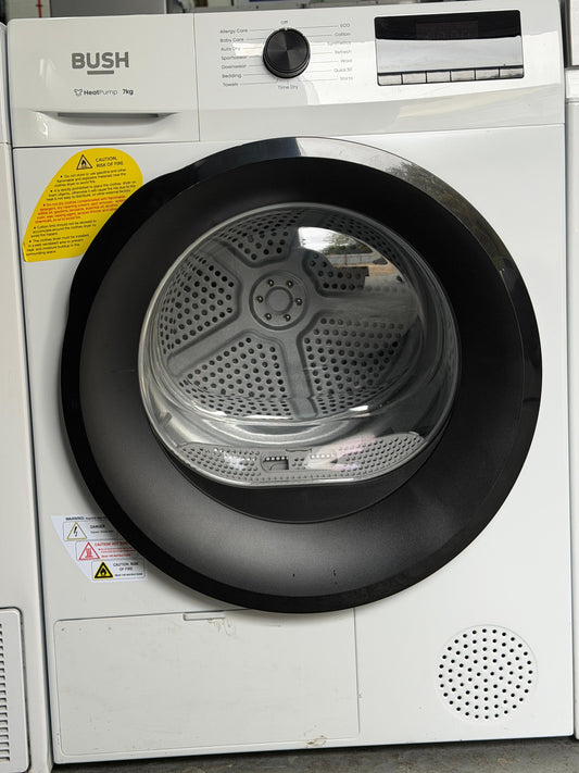 Refurbished Bush TDHP7KG2025 7kg Heat Pump Tumble Dryer – White