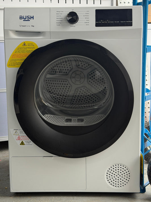 Refurbished Bush TDHP9KG2025 9kg Heat Pump Tumble Dryer – White