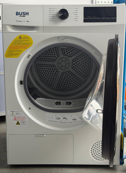 Refurbished Bush TDHP9KG2025 9kg Heat Pump Tumble Dryer – White