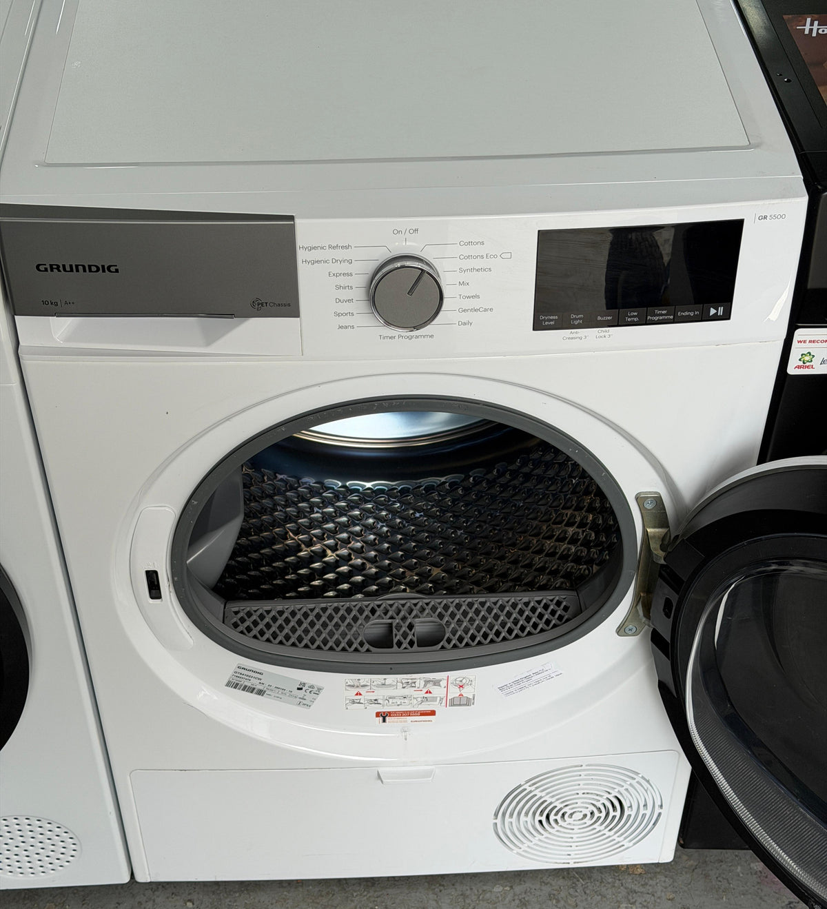 Refurbished Grundig GT5410231CW 10kg Heat Pump Tumble Dryer – White