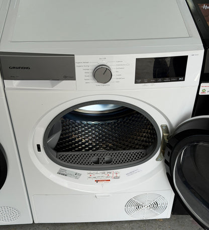 Refurbished Grundig GT5410231CW 10kg Heat Pump Tumble Dryer – White
