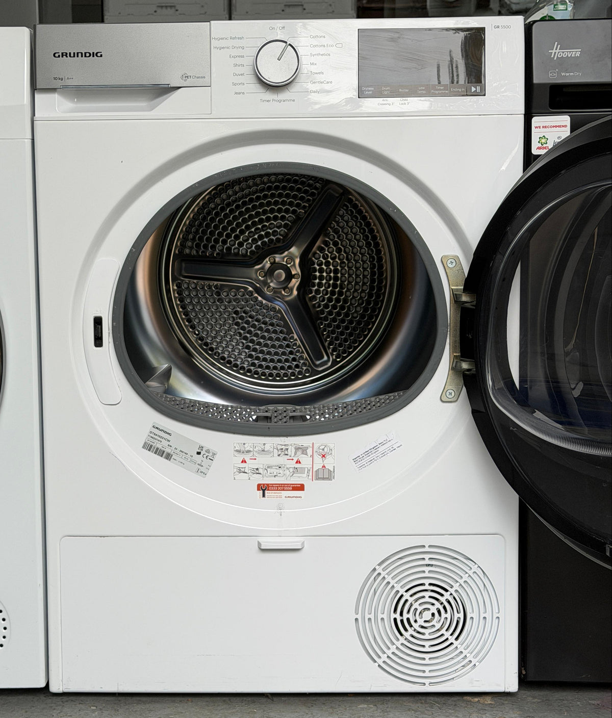 Refurbished Grundig GT5410231CW 10kg Heat Pump Tumble Dryer – White