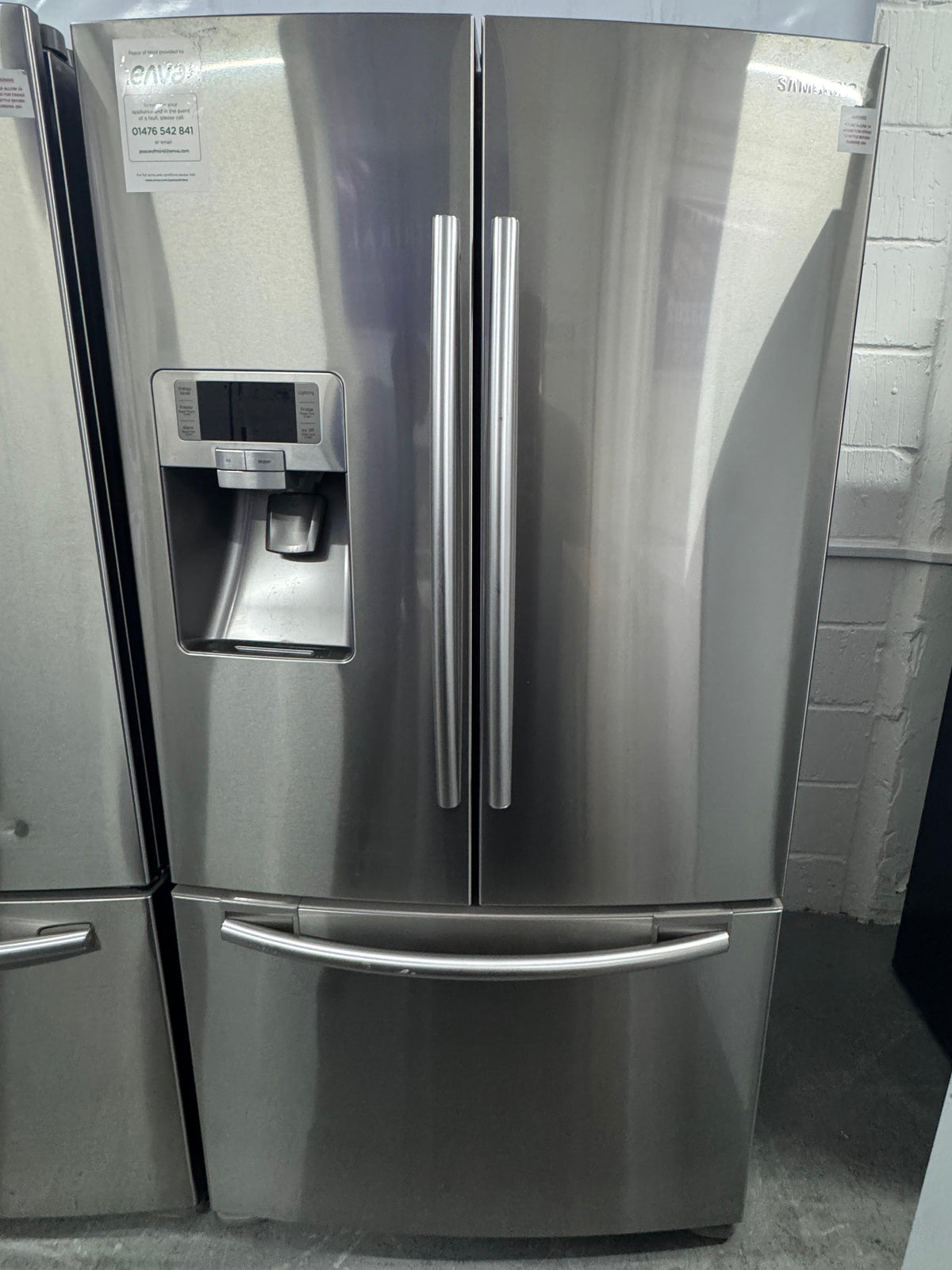 Refurbished Samsung RFG23UERS 520L American Style Fridge Freezer - Silver