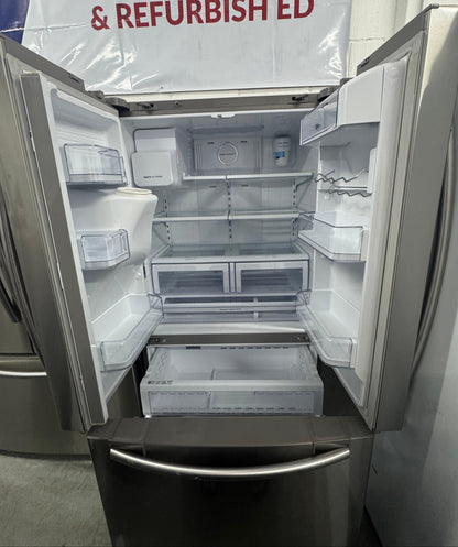 Refurbished Samsung RFG23UERS 520L American Style Fridge Freezer - Silver