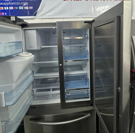 Refurbished Samsung RF23HTEDBSR 624L French Door Fridge Freezer - Stainless Steel