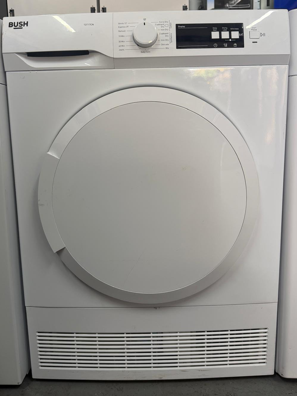 Refurbished Bush TDT17CN 7kg Condenser Tumble Dryer – White